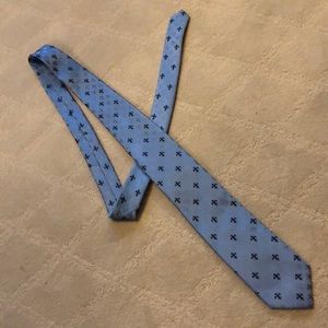 Light blue Italian silk tie from Florence, Italy.